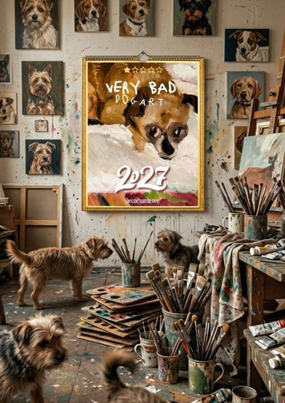 Very Bad Dog Art 2027 - DecorhardcorePrint Material
