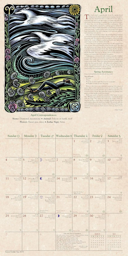 🕯️ 2027 Witches' Calendar – Premium Wall Calendar & Witchy Gift