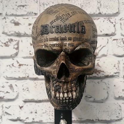 TYIIPLUS™ Skull Motorcycle Helmet Holder – Punk Skull Wall Mount Rack for Helmets, Jackets & Garage Decor