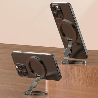 Magnetic Ring Phone Stand & Fidget Spinner – 2-in-1 Foldable 360° Rotating Magnetic Grip