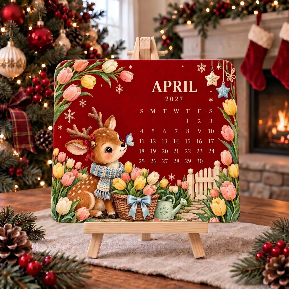 🎄🌱 Christmas Limited Edition – Eco-Friendly Plantable “Timeless” Seed Calendar 2027 🌸🌿