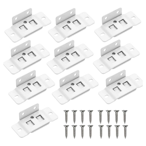 10 Pack Quick Fitting Furniture Joint Bracket with Screws