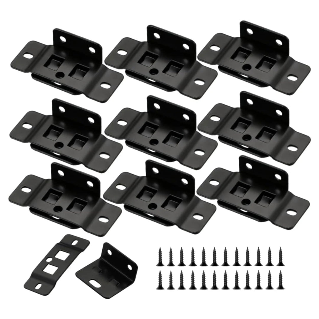 10 Pack Quick Fitting Furniture Joint Bracket with Screws