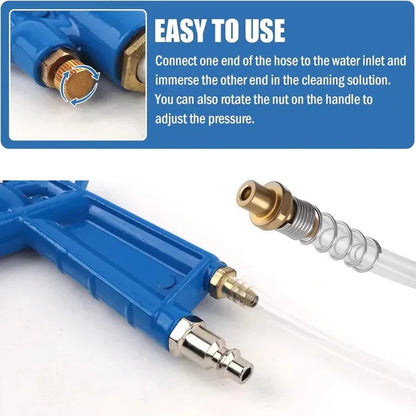 Heavy-Duty Pneumatic Air Blow Gun – High-Pressure Metal Cleaning Gun with 1m Hose for Automotive & Workshop Use