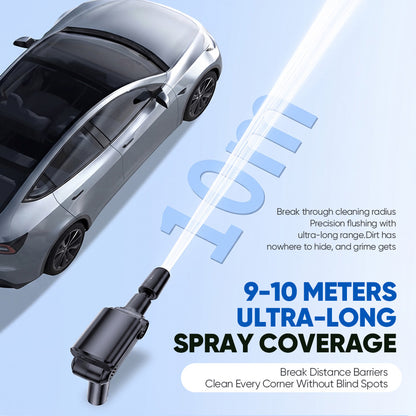 TYIIPLUS™ Portable Mini Cordless Car Pressure Washer Guns | Foldable & Dual Power Supply