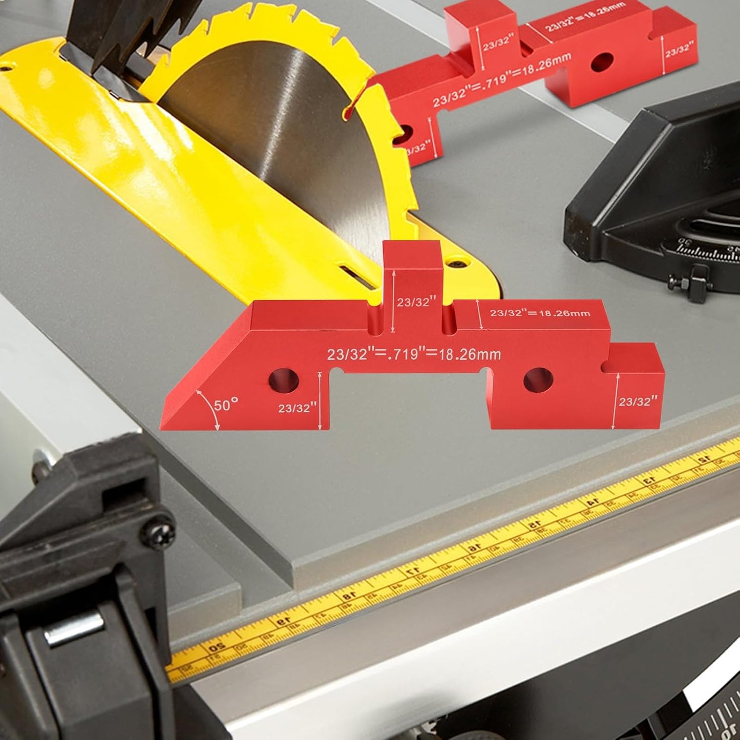 14-Piece Precision Woodworking Setup Blocks