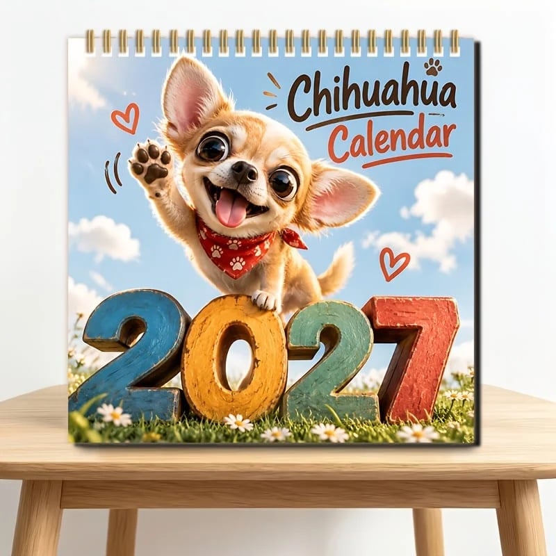 🐕 2027 Chihuahua Wall Calendar