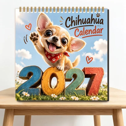 🐕 2027 Chihuahua Wall Calendar