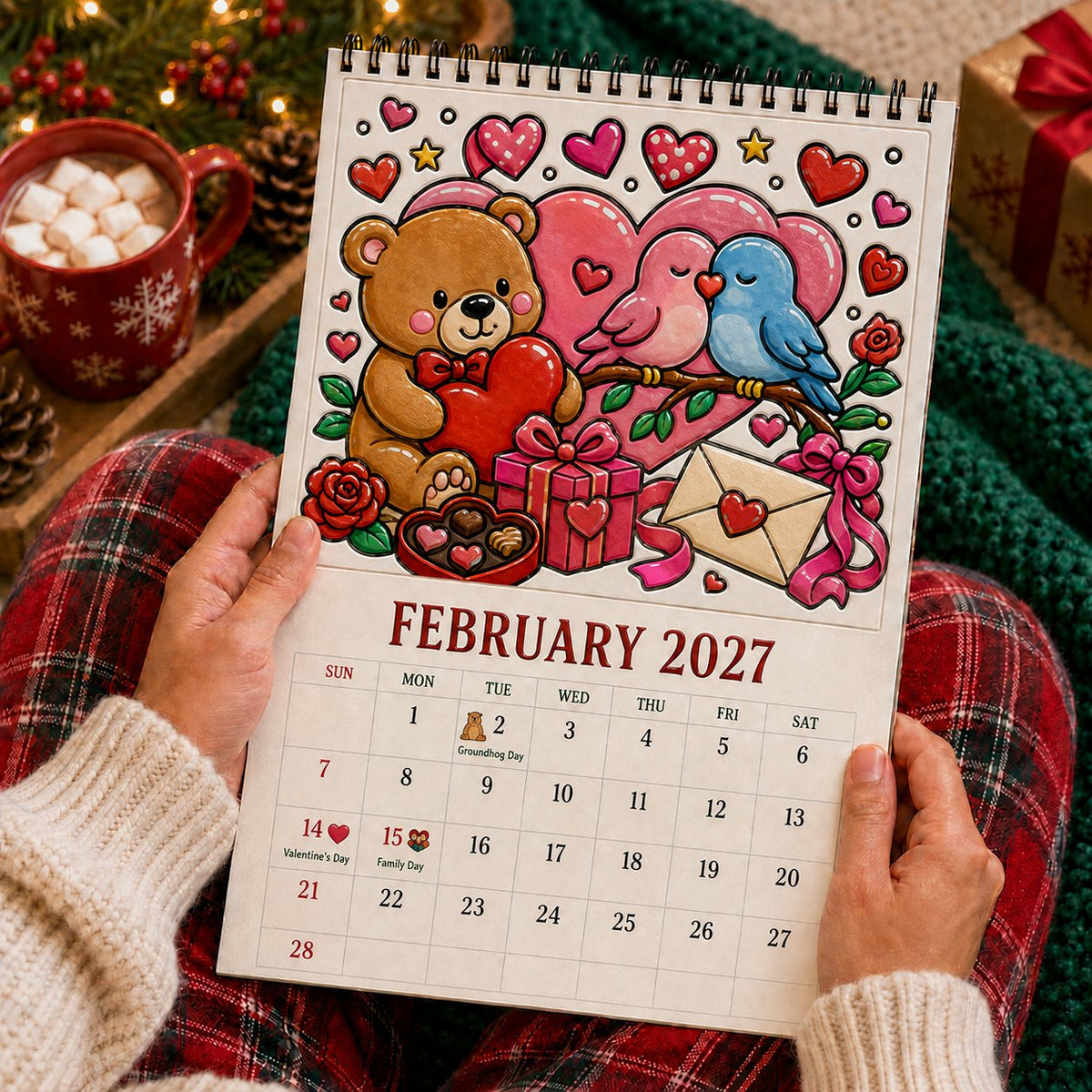 🎨Color Your Year 2027: Creative Coloring Calendar📅