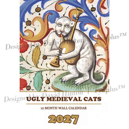 🐱Ugly Medieval Cats 2027 Calendar