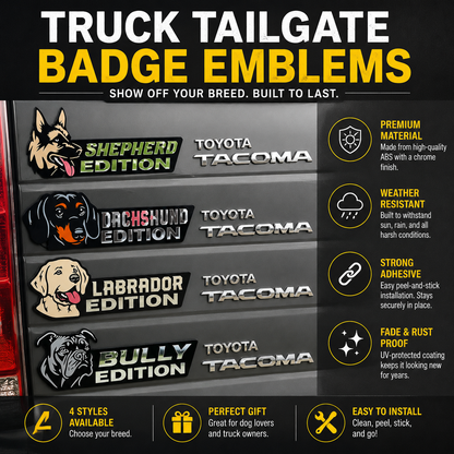 Dog Edition Car Emblems | Show Off Your Pup’s Breed