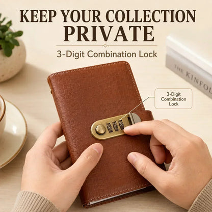 A6 Savings Notebook, 3-Digit Resettable Password Lock