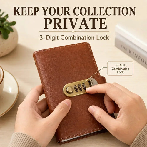 A6 Savings Notebook, 3-Digit Resettable Password Lock