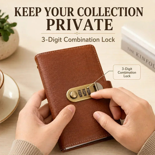 A6 Savings Notebook, 3-Digit Resettable Password Lock