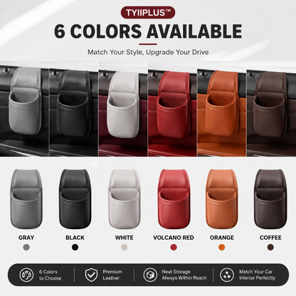 TYIIPLUS™ Multifunctional Car Door Storage Pocket – Easy Adhesive Installation with Soft Flannel Lining & Residue-Free Adhesive