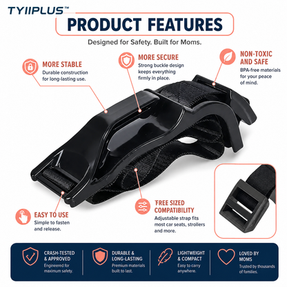 TYIIPLUS™ Pregnancy Seat Belt Adjuster – Comfortable Car Seat Belt Positioner for Expectant Moms