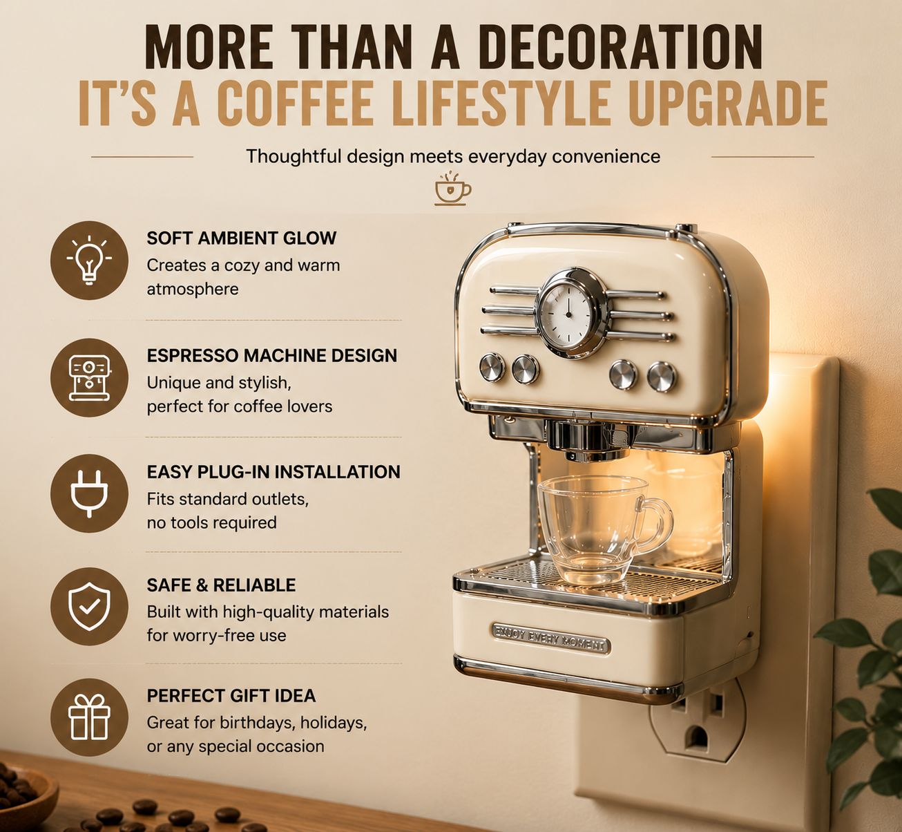 😍 This Tiny Coffee Machine Decor Instantly Upgrades Your Coffee Corner Aesthetic
