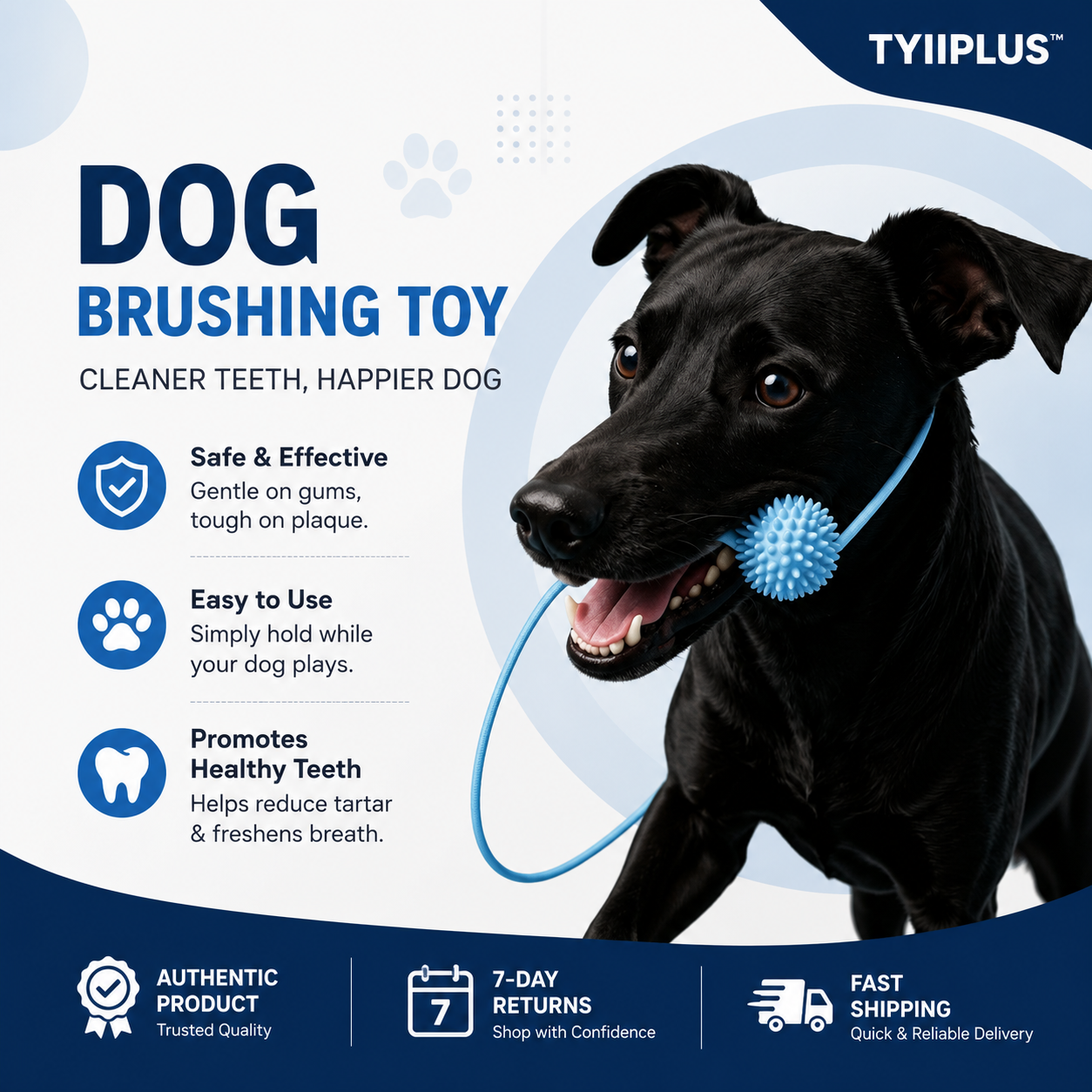 TYIIPLUS™ Dog Dental Cleaning Chew Toy