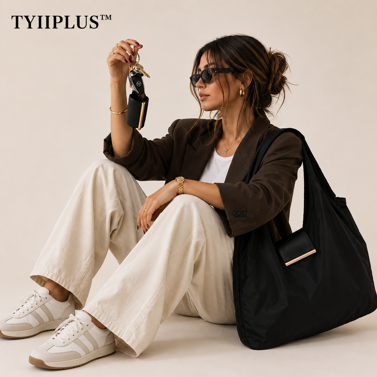 TYIIPLUS™ Foldable Keychain Shopping Bag