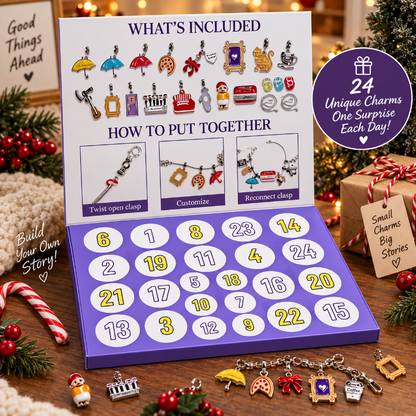 💜 TYIIPLUS™ 24-Day Charm Advent Calendar