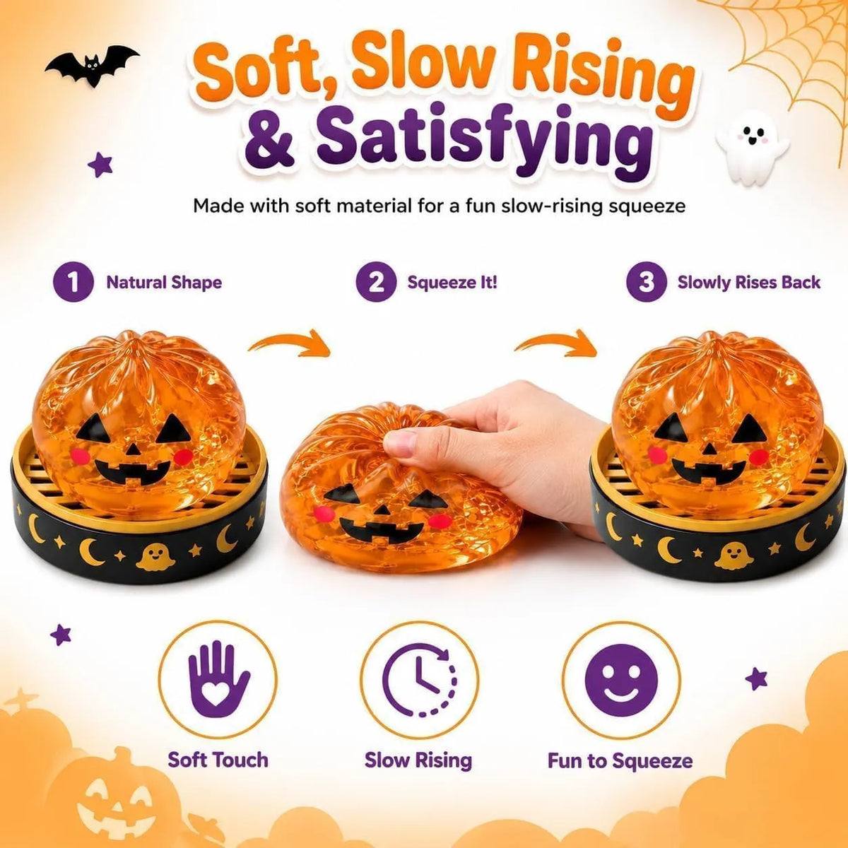 Halloween Mystery Glitter Dumpling Squishy