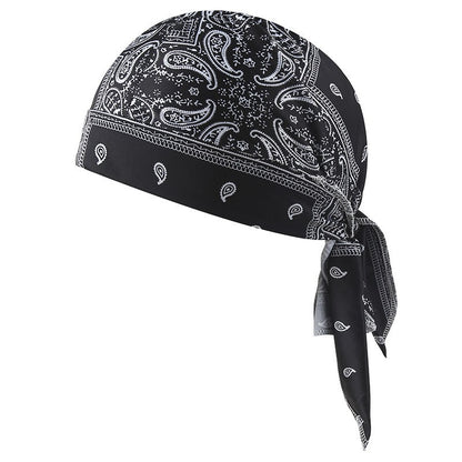 Cooling Paisley Helmet Liner & Headscarf