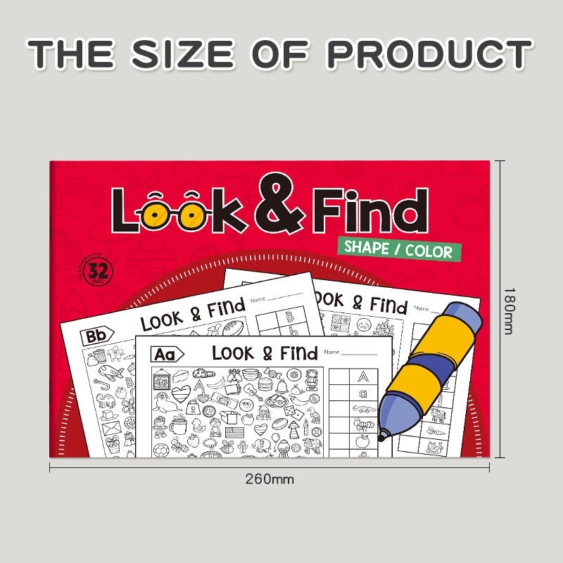 ✍️🧠Interactive Look & Find Colouring Book