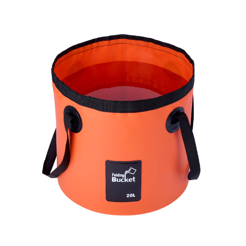 TYIIPLUS™ 20L Collapsible Folding Water Bucket | Portable PVC Water Container for Camping, Fishing, Car Washing, Hiking, Gardening & Outdoor Travel