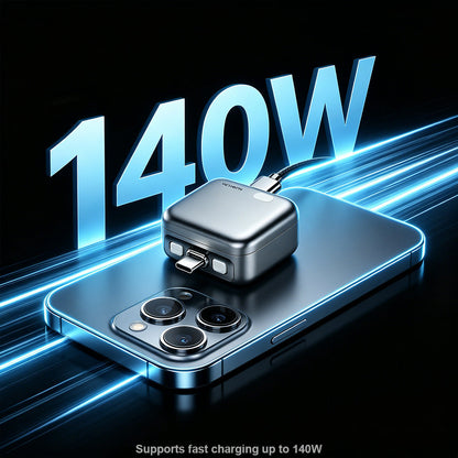🔋 USB-C Smart Auto Stop Charging Adapter (140W Fast Charging)