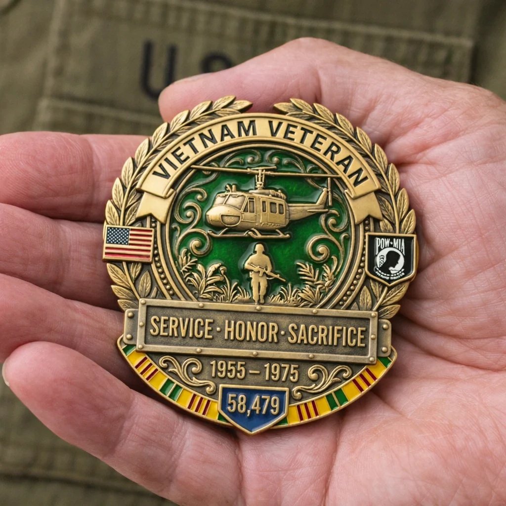 🎖️Vietnam Veteran Honor Commemorative Pin