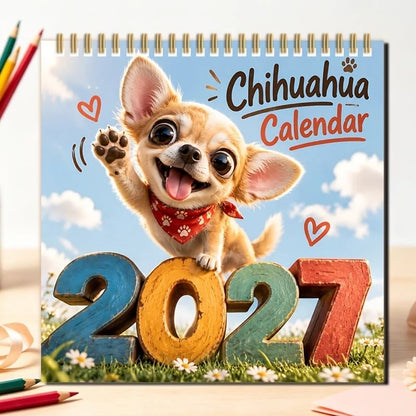 🐕 2027 Chihuahua Wall Calendar