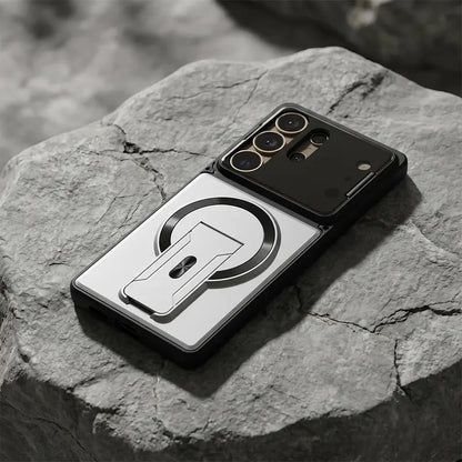 TYIIPLUS™ Magnetic Kickstand Phone Case forS Series – Shockproof Slim Case with Camera Lens Protection & Hidden Stand
