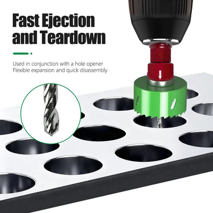 Heavy-Duty 1/4" Hex Shank Hole Saw & Coring Bit