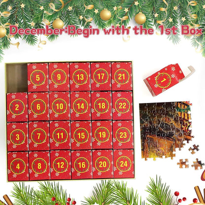 24 Day Advent Calendar 2026 Christmas Jigsaw Puzzles (1008 Pcs)