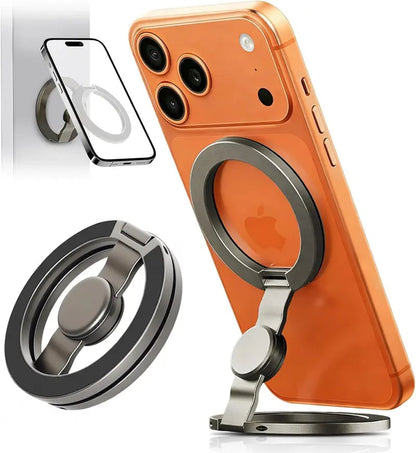 Magnetic Ring Phone Stand & Fidget Spinner – 2-in-1 Foldable 360° Rotating Magnetic Grip