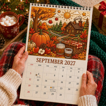 🎨Color Your Year 2027: Creative Coloring Calendar📅