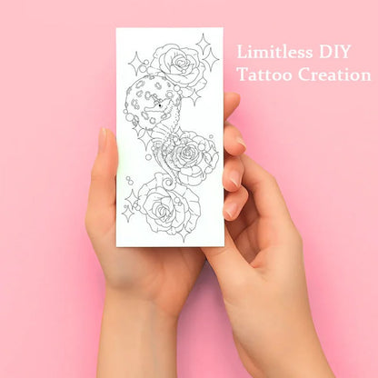 Temporary Tattoo Sketchbook – Tattoo Design Drawing Book