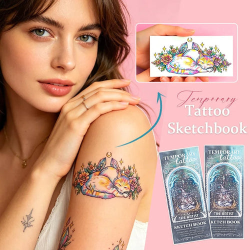 Temporary Tattoo Sketchbook – Tattoo Design Drawing Book