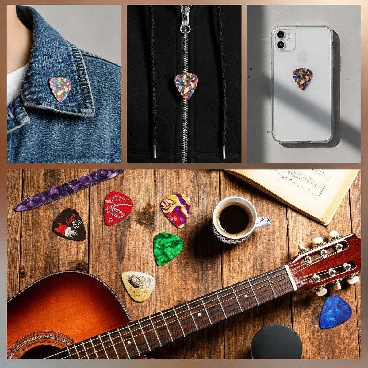 🎸Guitar Pick Countdown Calendar🎶 For the one who speaks fluent guitar! 🤘