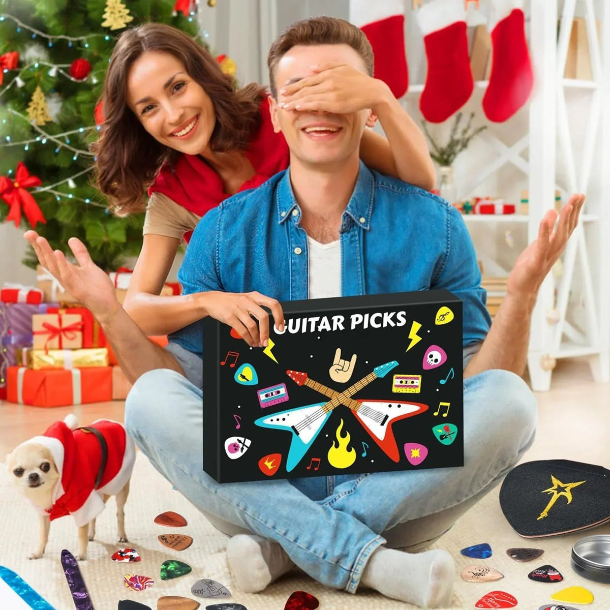 🎸Guitar Pick Countdown Calendar🎶 For the one who speaks fluent guitar! 🤘