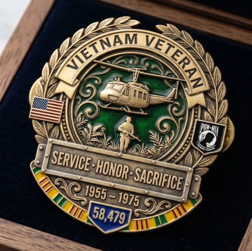 🎖️Vietnam Veteran Honor Commemorative Pin
