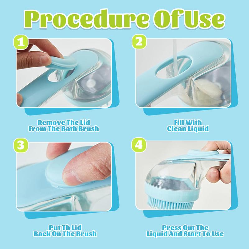 🔥Limited Time 50% Off✨Pet Bath Brush 2 in 1 Dog Bath Brush