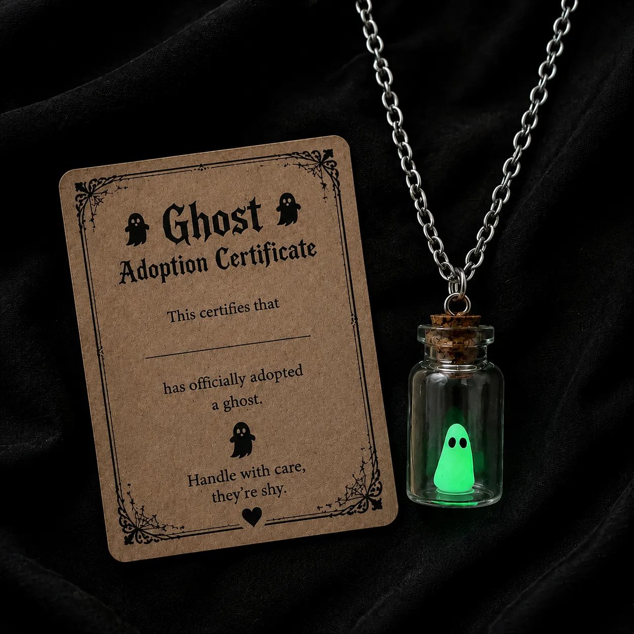 Ghost Adoption Necklace