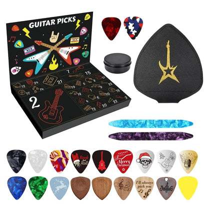 🎸Guitar Pick Countdown Calendar🎶 For the one who speaks fluent guitar! 🤘