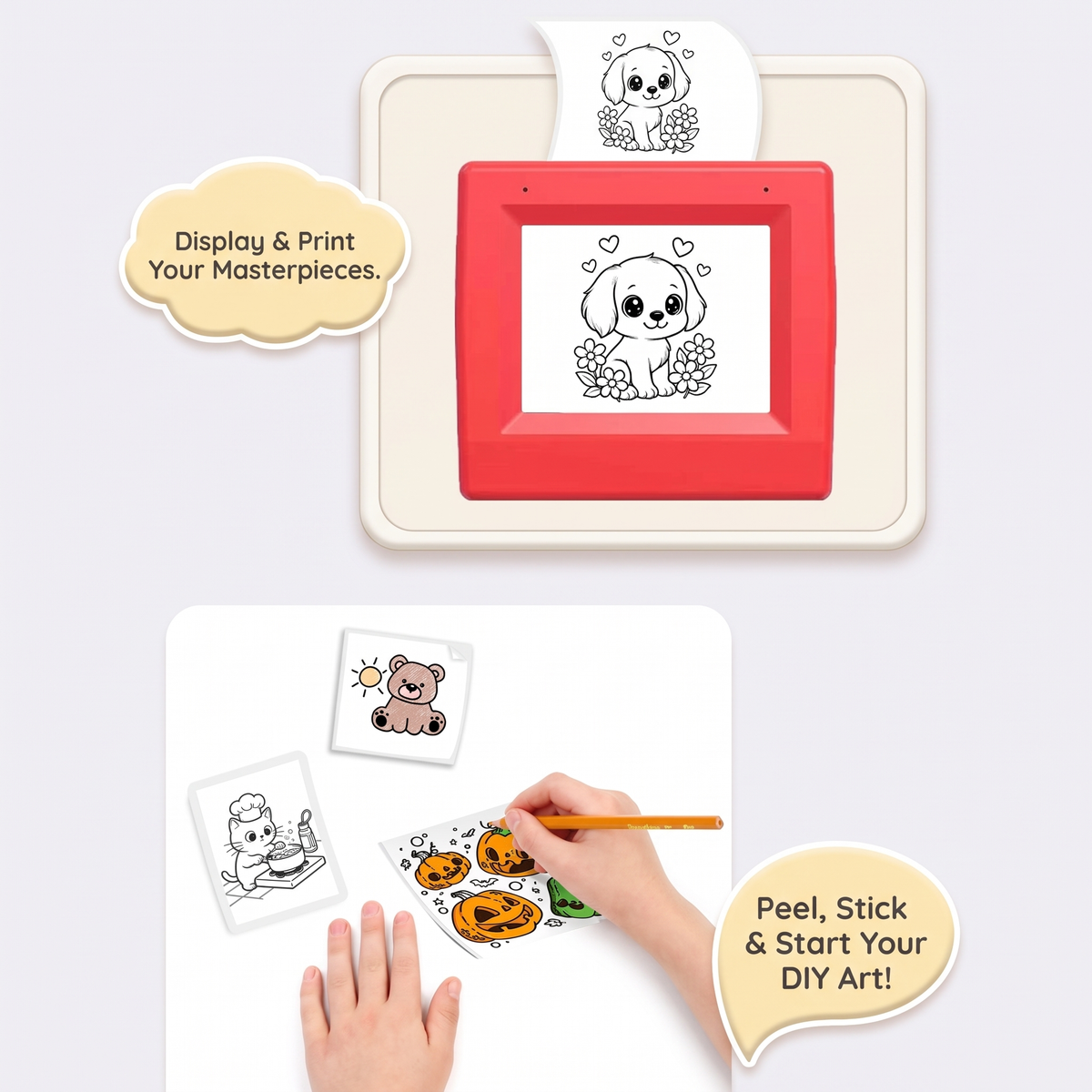 TYIIPLUS AI Voice-Activated Mini Sticker Printer