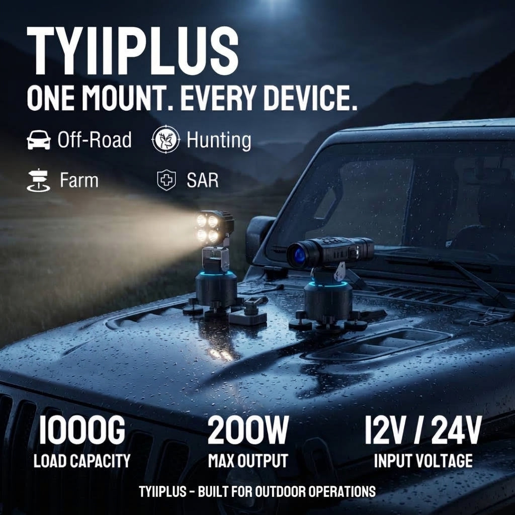 🏕️ Omni-Directional 360-degree rotation LED Pod Light