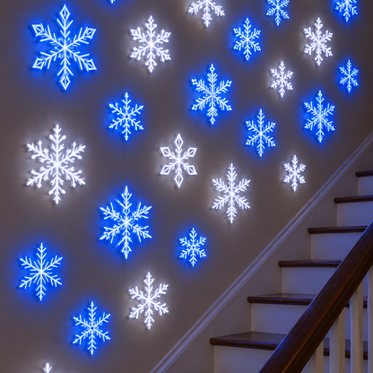 ❄️TYIIPLUS LED Snowflake Wall Light Set (12 Pcs)