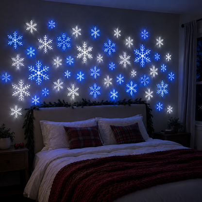 ❄️TYIIPLUS LED Snowflake Wall Light Set (12 Pcs)