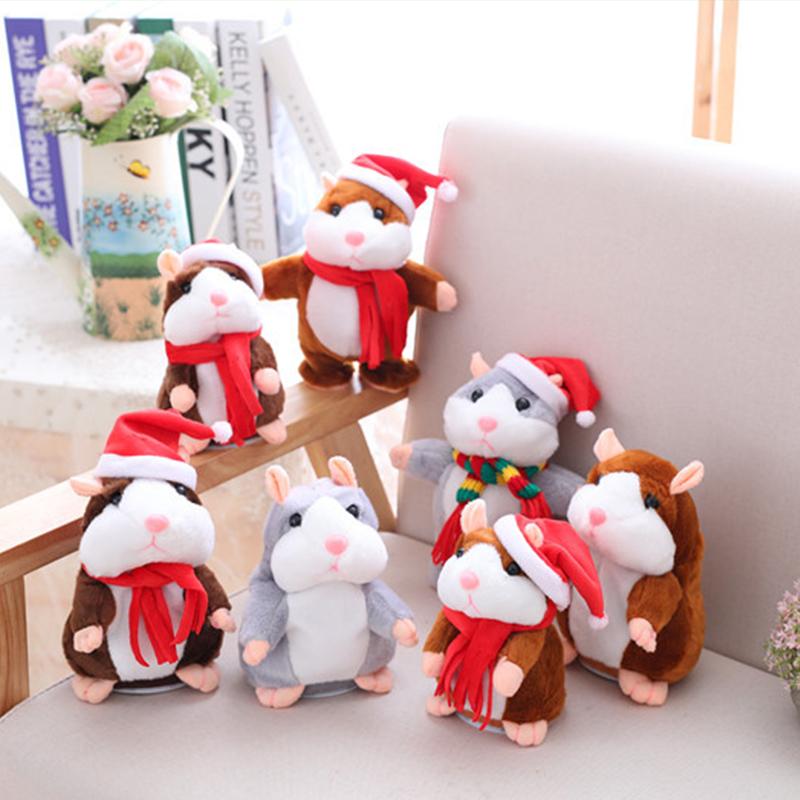 🐹 Talking Hamster Plush – repeats whatever you say, auto head-shaking, hilarious fun for kids & adults🎁